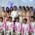 Meini Cheung wedding bridal party