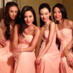 Meini Cheung wedding bridesmaids