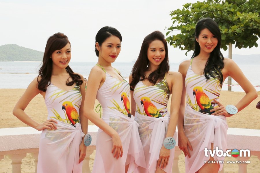Miss Hong Kong 2014 Candidates Appear in Swimsuits