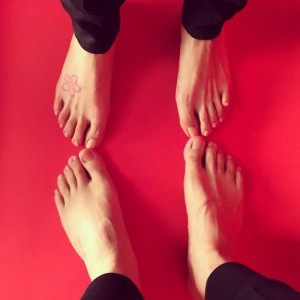 Huang Xiaoming feet