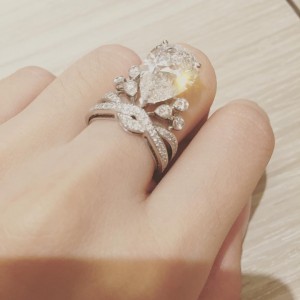 Angelababy engagement ring