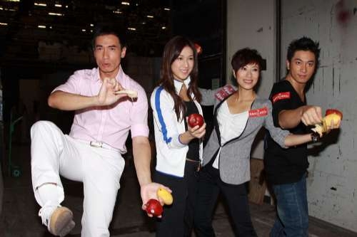 Moses Chan, Ron Ng, Tavia Yeung, and Linda Chung at “Yes Sir, No Sir” Blessing Ceremony thumbnail