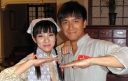 Bosco Wong, Liu Xuan, and Kenneth Ma at “Female Fist” Costume Fitting thumbnail