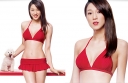 Linda Chung Shows Off Figure in Red Bikini thumbnail