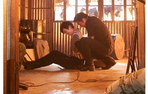 Maggie Cheung and Wayne Lai Film Fire Scene for “Forensic Heroes 3” thumbnail