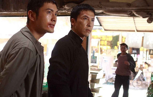 Huang Xiao Ming Films Ip Man 2 with Donnie Yen thumbnail