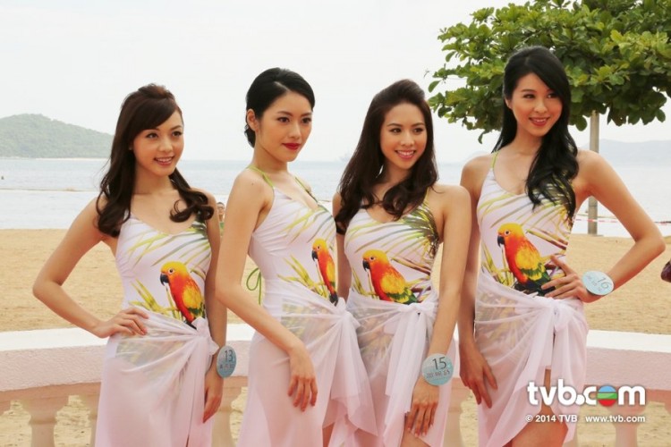 Miss Hong Kong 2014 Candidates Appear in Swimsuits