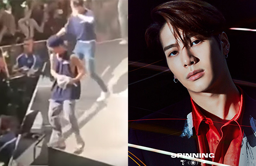 Jackson Wang Falls Off Stage During a Concert –